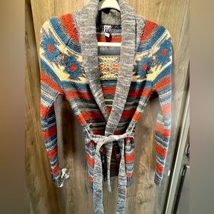 Cute southwest Roxy cardigan.